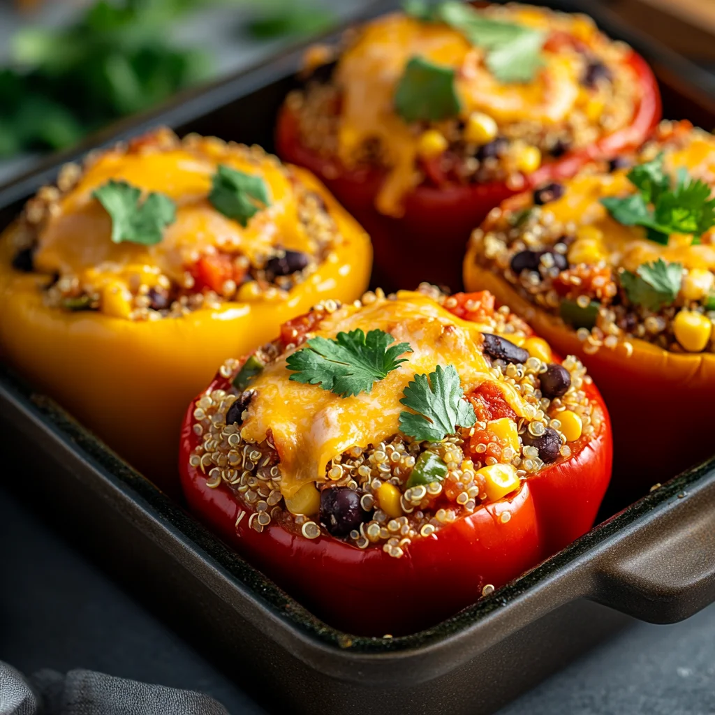 Gluten-Free Quinoa Stuffed Peppers