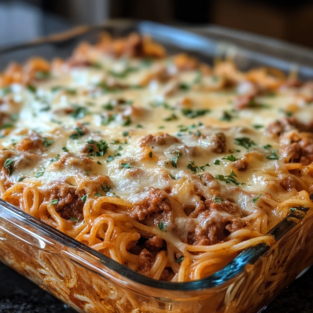 Spaghetti Casserole Without Sour Cream