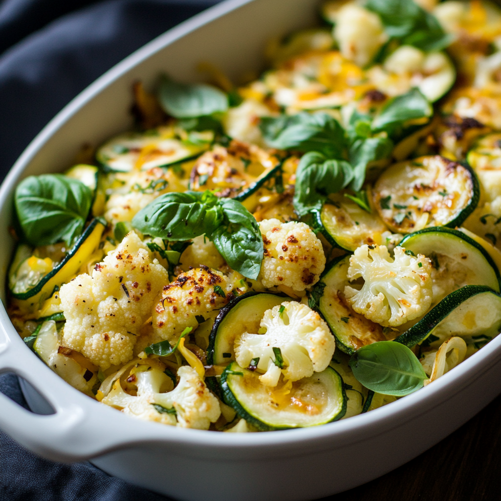 Zucchini and Cauliflower