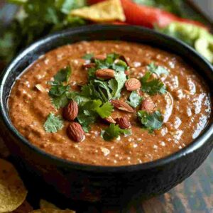 bowl of Chipotle Almond Dip 2 - recipesjulie