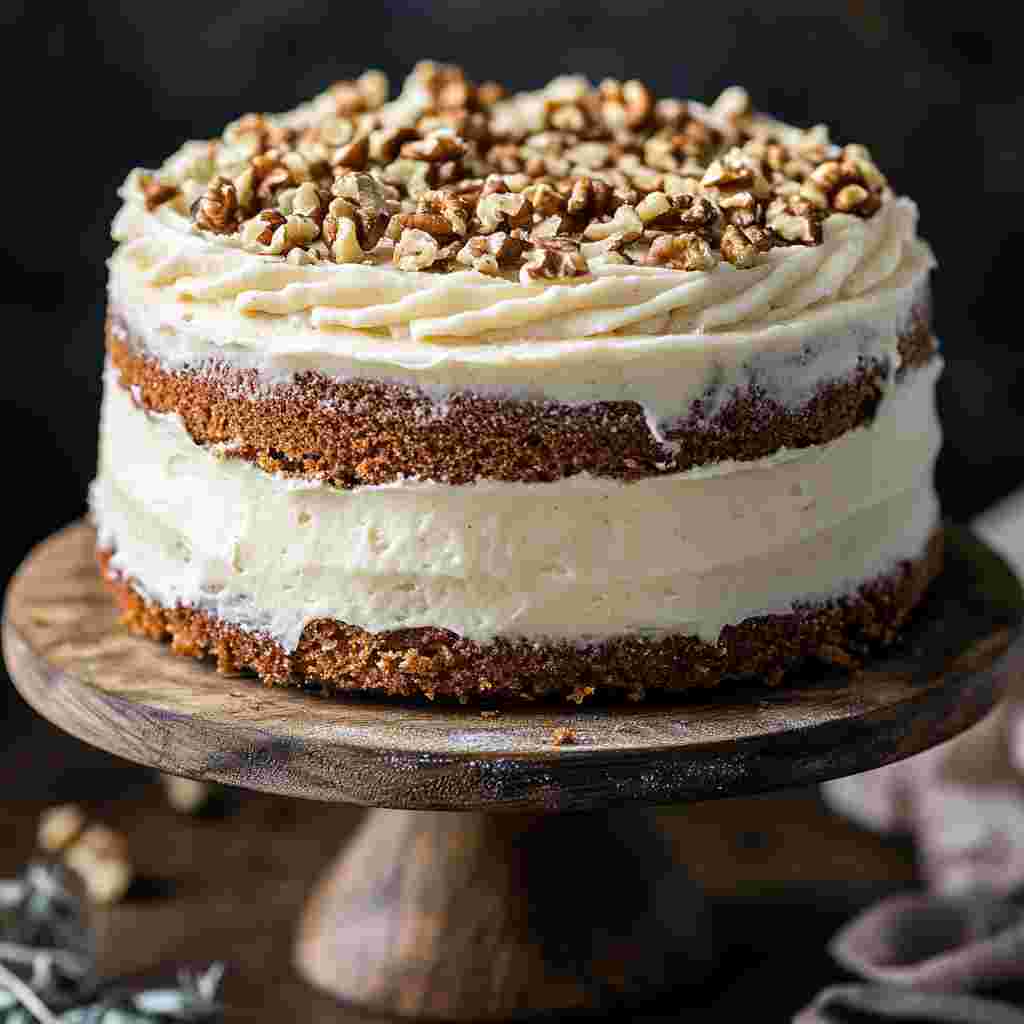 frosted Carrot Cake - recipesjulie