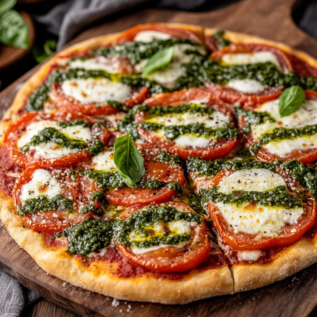 Chimichurri Tomato Pizza