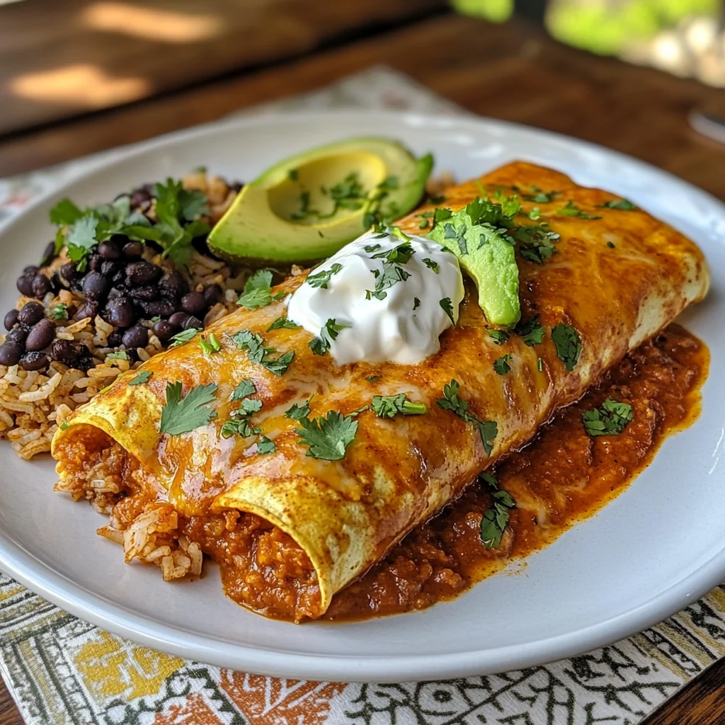 portion of Boulders Enchiladas